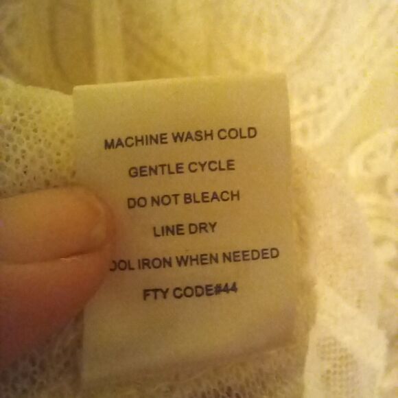 Rebellion Again Lace Kimono-Medium-Duster-Sheer-3/4 Sleeve-Boho-Swim Cover - Picture 9 of 9